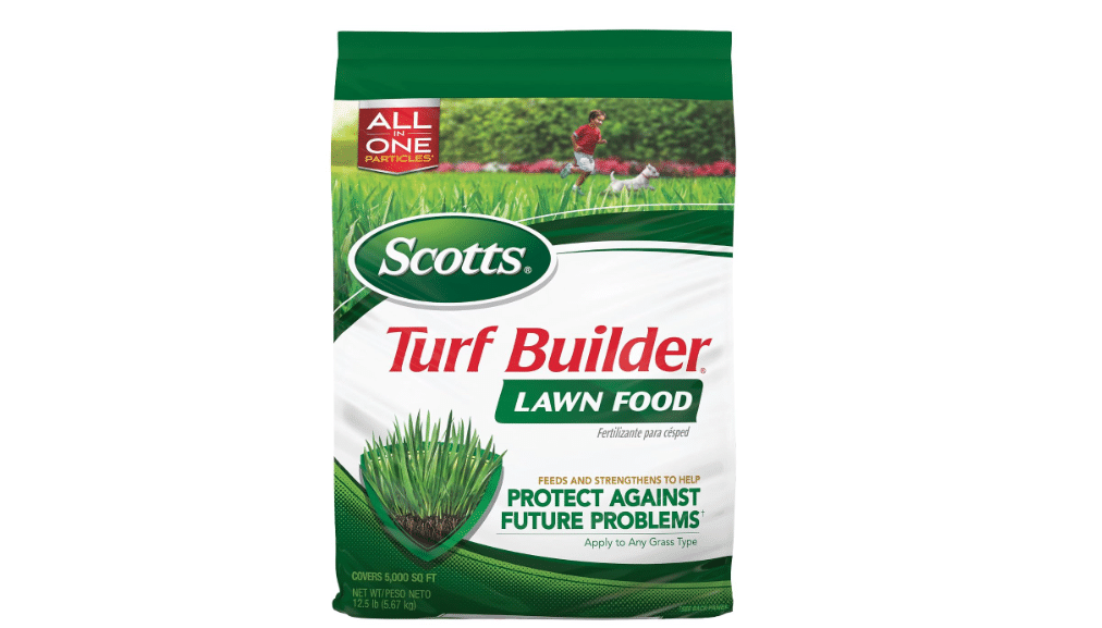 
Scotts Turf Builder Lawn Food, 12.5 lbs. | Fertilizer for Grass, For All Grass Types, Covers 5,000 sq. ft.