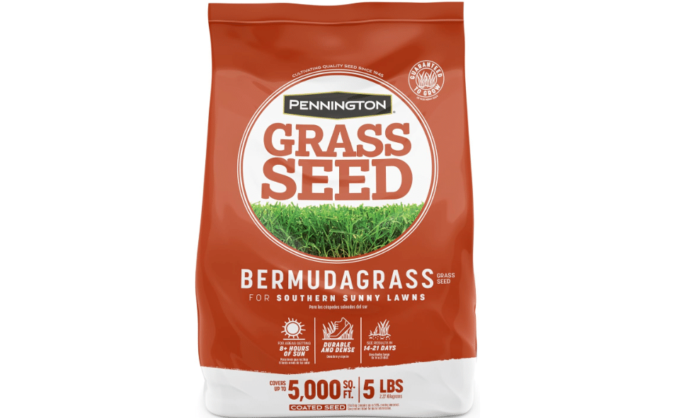 
Pennington Bermudagrass Southern Grass Seeds for Lawn, 5 lb | Full Sun for 8+ Hours Daily, Improved Cold Tolerance, Wear-Resistant Turf, Deep
