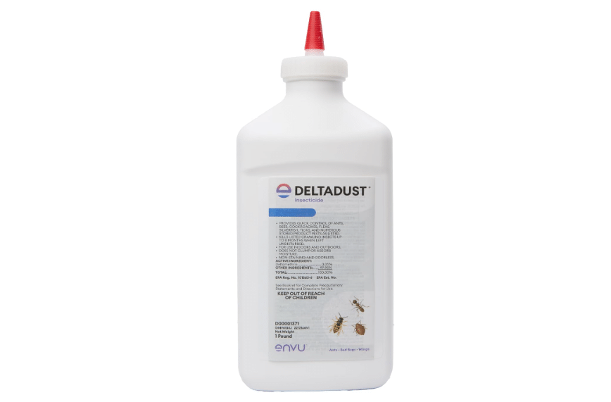  DeltaDust Insecticide 1 lb | Waterproof Pest Control for Ants, Roaches and Spiders | Crack-and-Crevice Bug Dust for Indoor and Outdoor Use | Effective