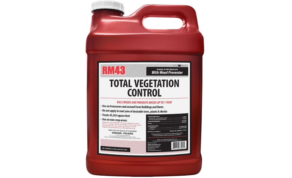 RM43 43-Percent Glyphosate Plus Weed Preventer Total Vegetation
