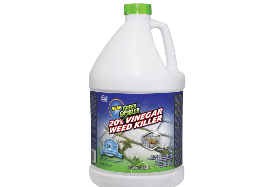 Green Gobbler 20% Vinegar Weed & Grass Killer | Natural and Organic | 1 Gallon | Glyphosate Free Herbicide | Refill
