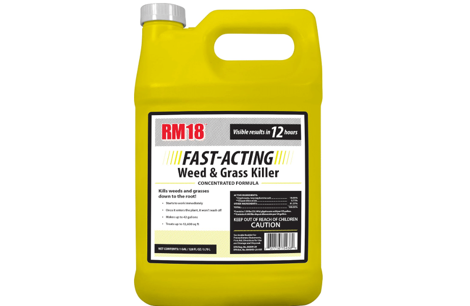 RM18 Fast-Acting Weed & Grass Killer Herbicide, Spray, 1-gallon