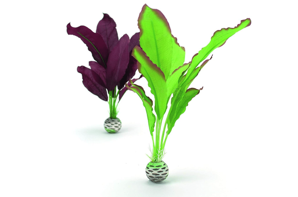 
biOrb Silk Plant Set Medium Green & Purple