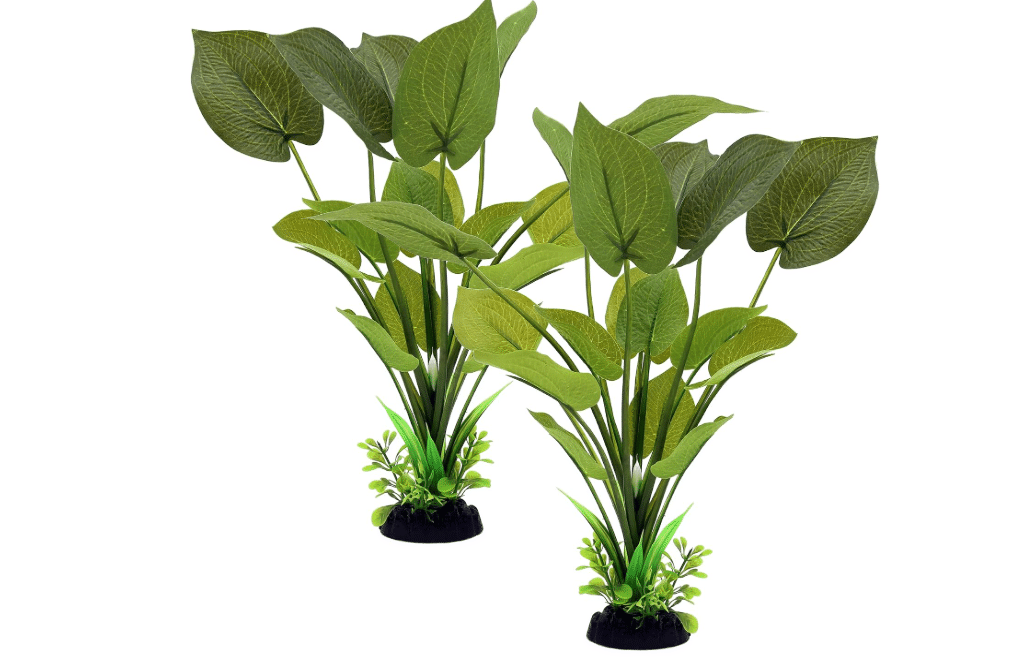 
ALEGI Silk Aquarium Plants, 12 Inch Artificial Silk Plants Decorations | for Fish Tank,Aquarium Décor Plastic Plants