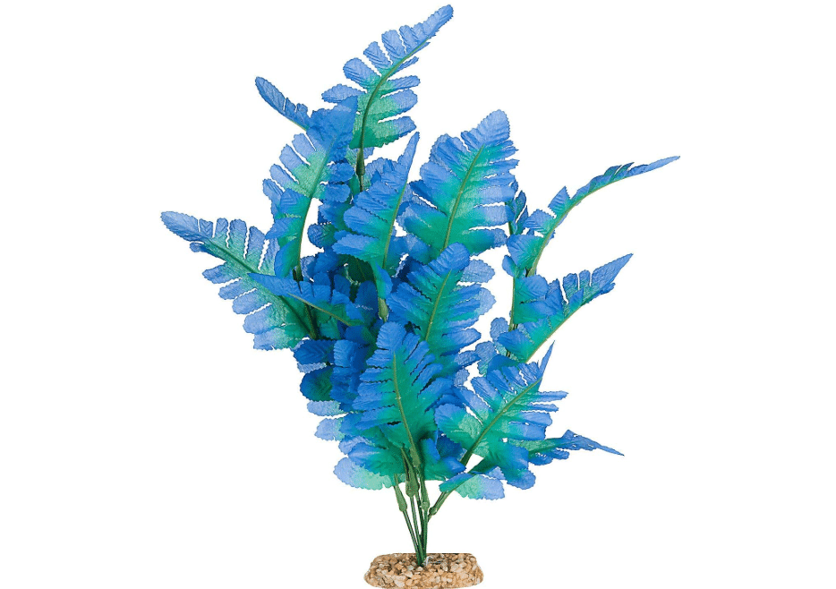 
imagitarium Blue Fern Silk Aquarium Plant Small