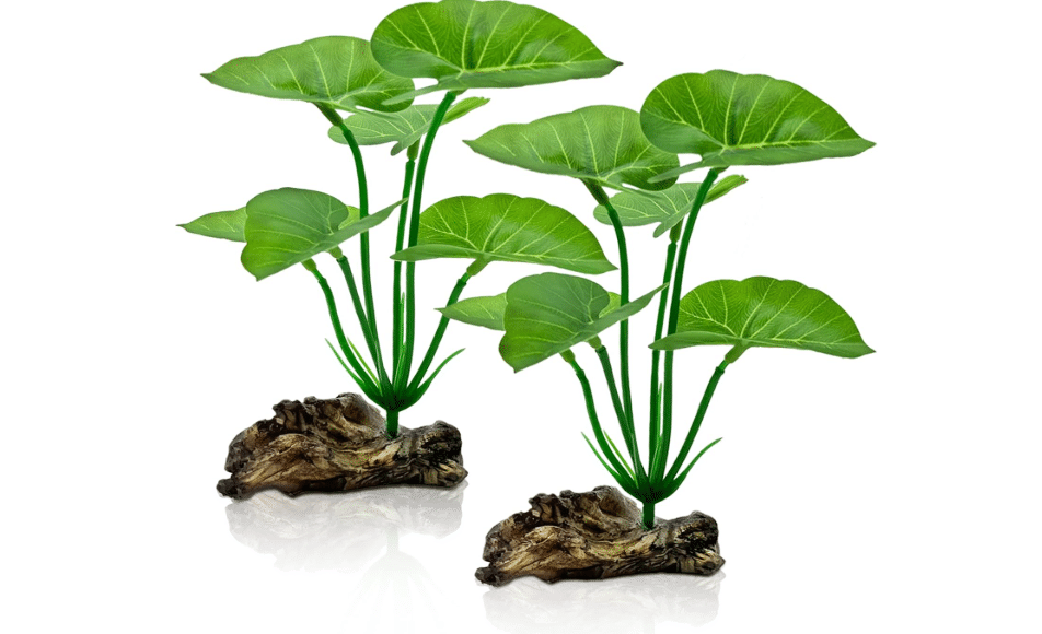 
2-Pack Aquarium Decor Fish Tank Decorations 6-inch Betta Fish Tank Plants | Soft & Safe Silk Aquarium Plants Betta Fish Tank Decor Accessories, Betta