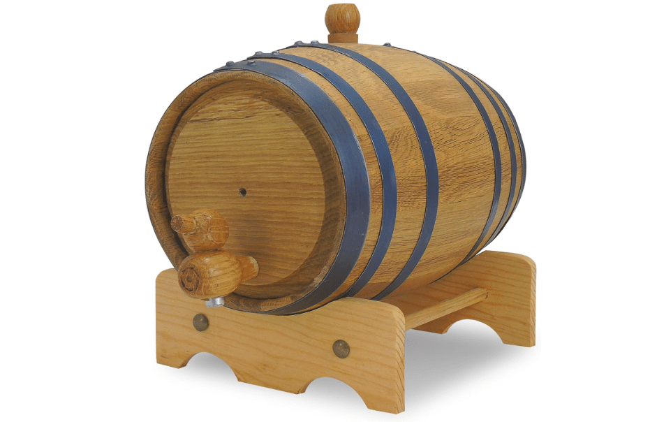  Red Head Barrels 1L Distillery Grade Charred Oak Aging Barrel for Whiskey, Rum & Wine