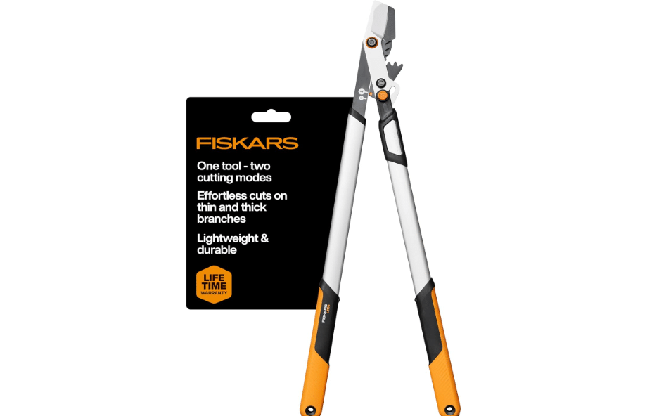 
Fiskars 32" DualAction 2-in-1 Loppers, 2" Cut Capacity, Dual Cutting Modes | Small Mode for Precise Snips on Stems, Large Mode for Powering Through