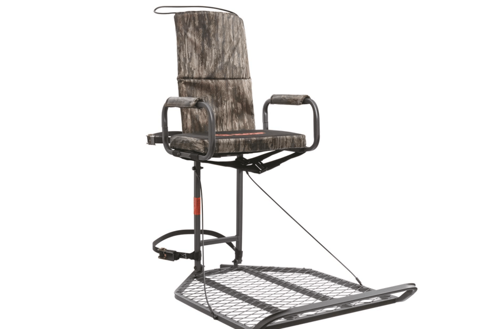 
Guide Gear Deluxe Hang-On Tree Stand Chair for Hunting Cushion Seat Hunt Gear Equipment Accessories