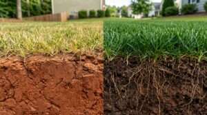 best grass for red clay soil