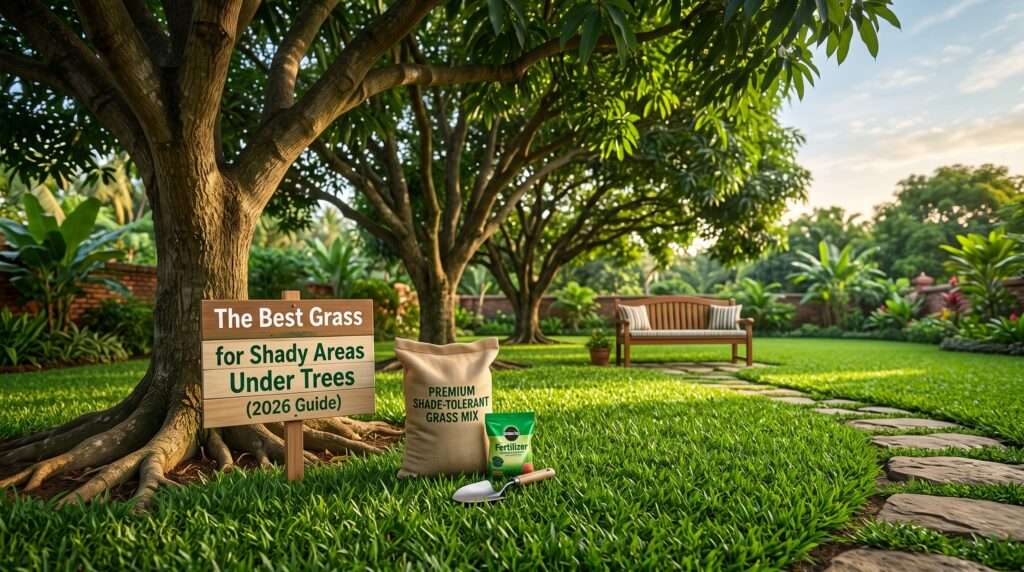 best grass seed for shady areas under trees