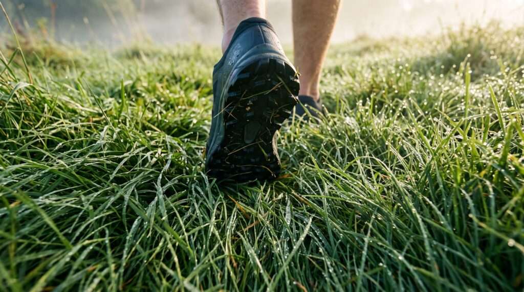 best shoes for walking in wet grass