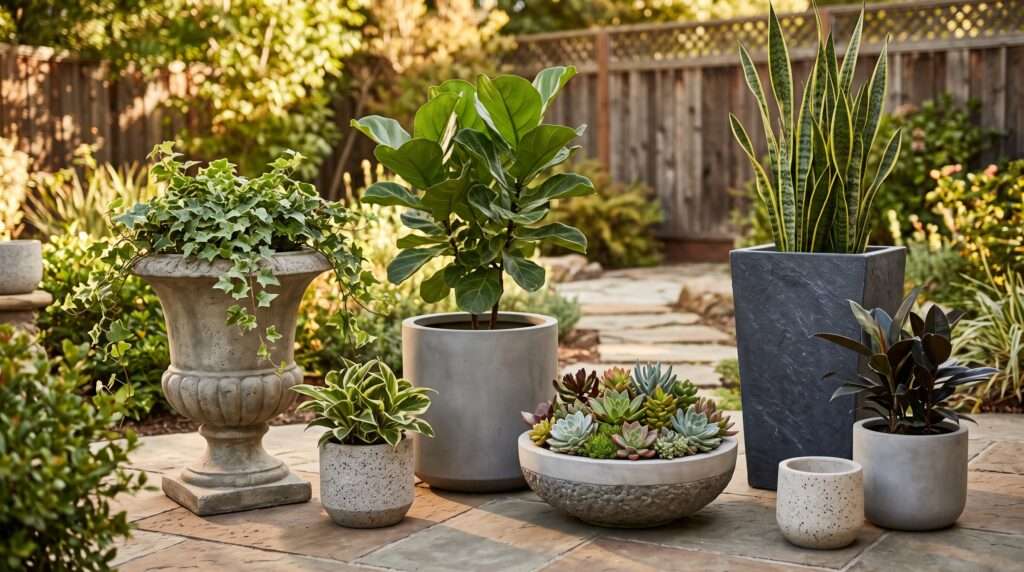 best stone plant pots