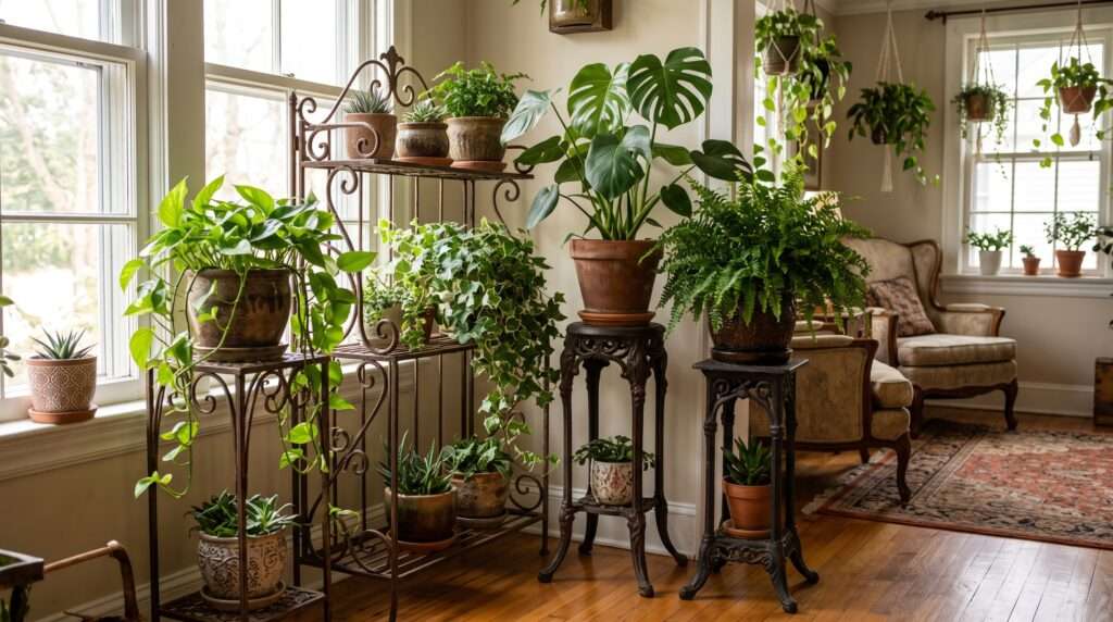 best vintage metal plant stand