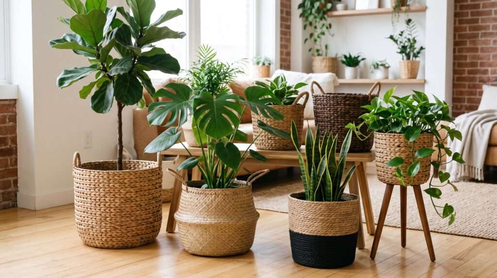 best wicker plant basket
