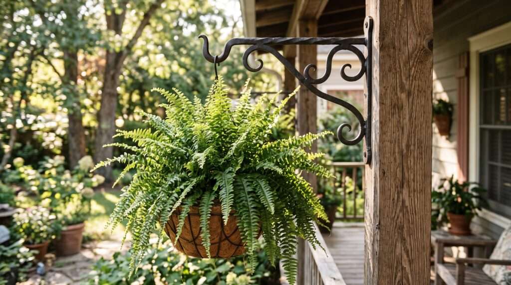 best wrought iron plant hangers