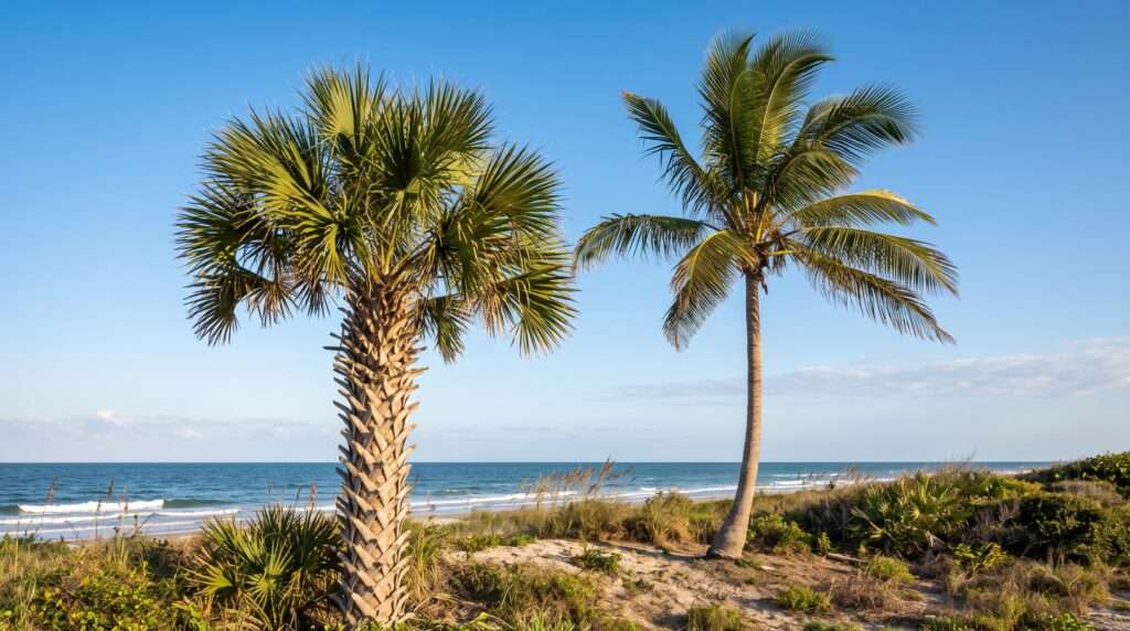 palmetto tree vs palm tree