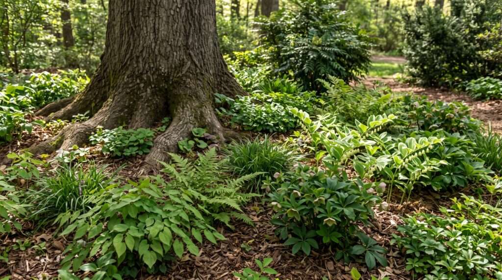 plants for dry shade