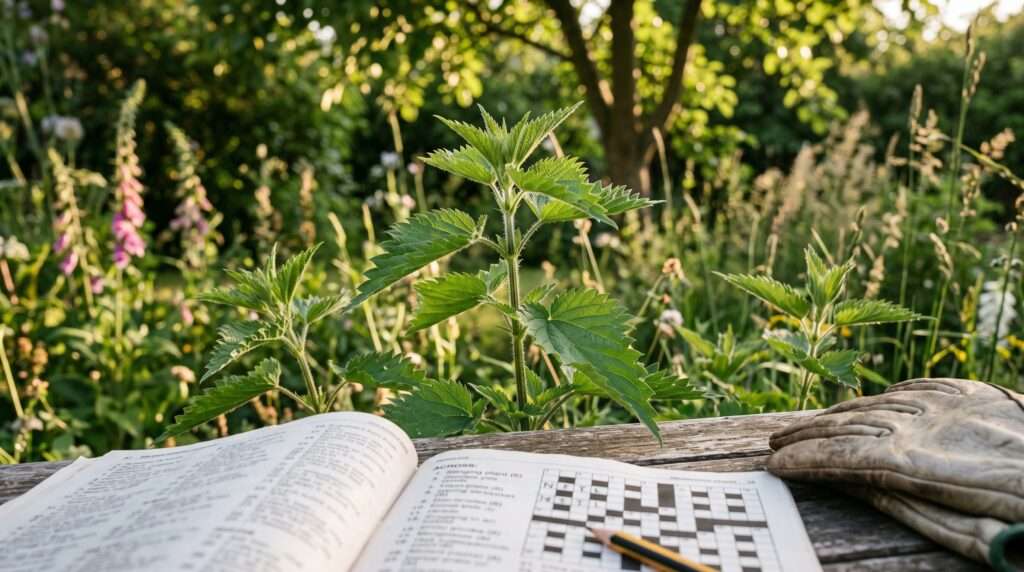 stinging plant crossword clue
