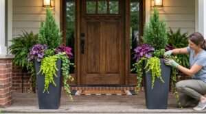 tall skinny planter