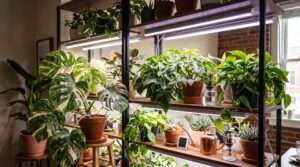 uv lights on plants