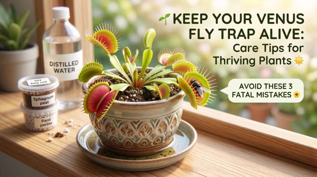 venus fly trap potted plant
