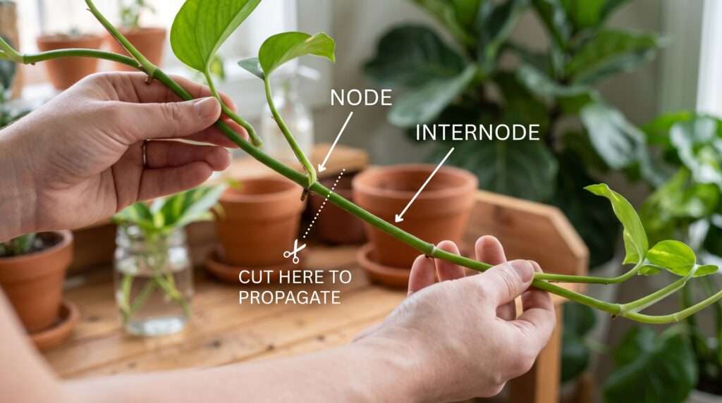 what is a node in a plant