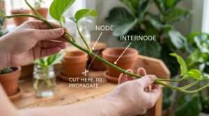 what is a node in a plant